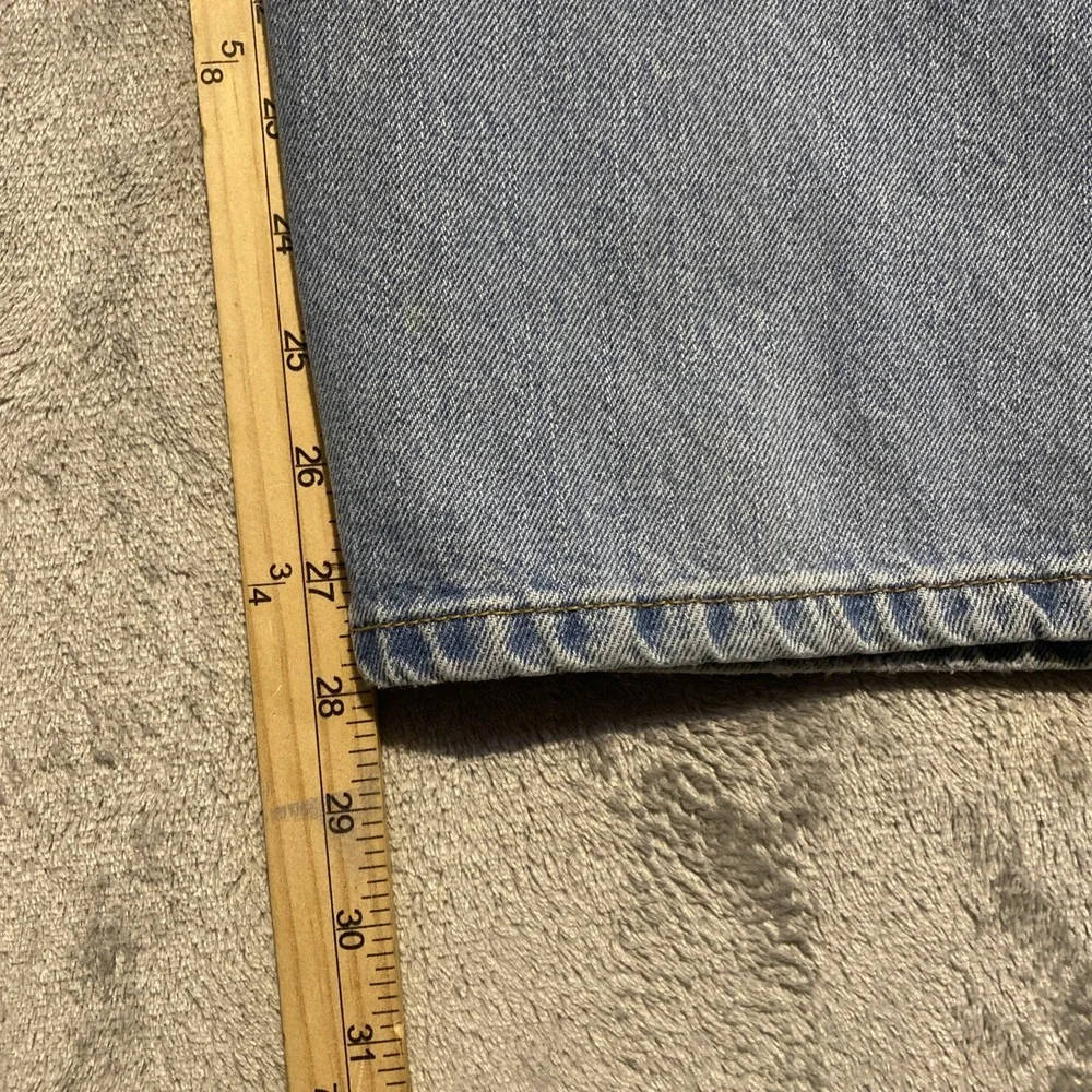 Levis 550 Jeans Men's Sz 42x30 Blue Faded Relaxed Distressed Classic Casual Dad